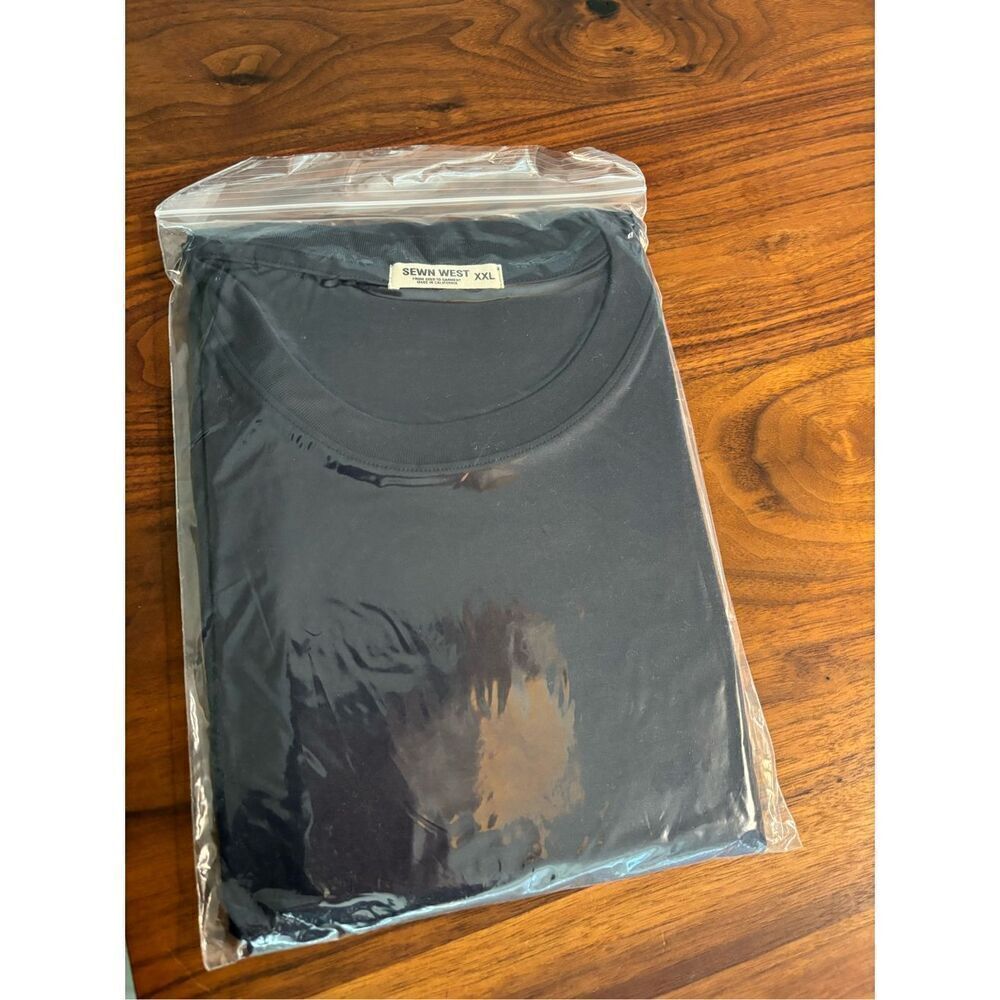 Sewn West Men's Blue Short-Sleeve Crew Neck T-Shirt Size 2XL NWT - Picture 6 of 11